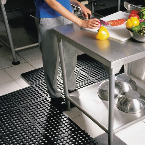 Buy Wholesale China Commercial Grade Grease Resistant Non-slip Recycle Tyre Floor  Mats For Restaurant Kitchen Bar Garden & Mat at USD 7.99