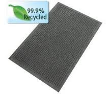 Guardian EcoGuard Indoor Wiper Floor Door Mat, Recycled Plastic and Rubber,  Charcoal